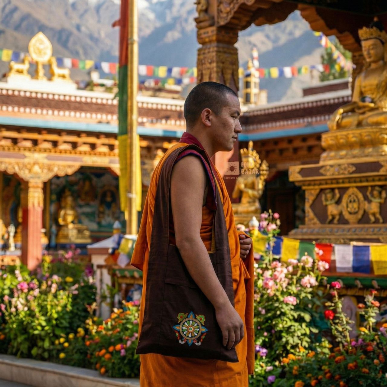 Jhola for Lama, Monk